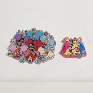 Flatback Princess Focal Beads‎ Acrylic Badge Keychain Crafts Bag Clip Hair Clip